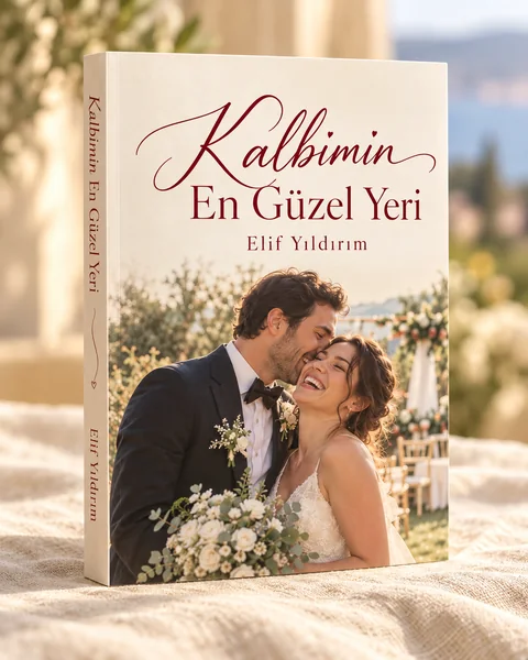 Kalbimin En Güzel Yeri başlıklı zarif temsili kitap kapağı